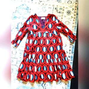 Ba&Sh red cotton dress, size Small